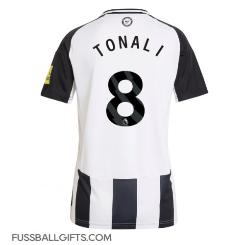 Newcastle United Sandro Tonali #8 Fußballbekleidung Heimtrikot Damen 2024-25 Kurzarm